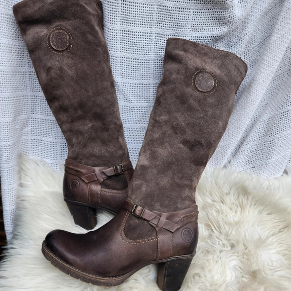 Remonte mocha suede heeled boots 9.5 - Picture 16 of 16